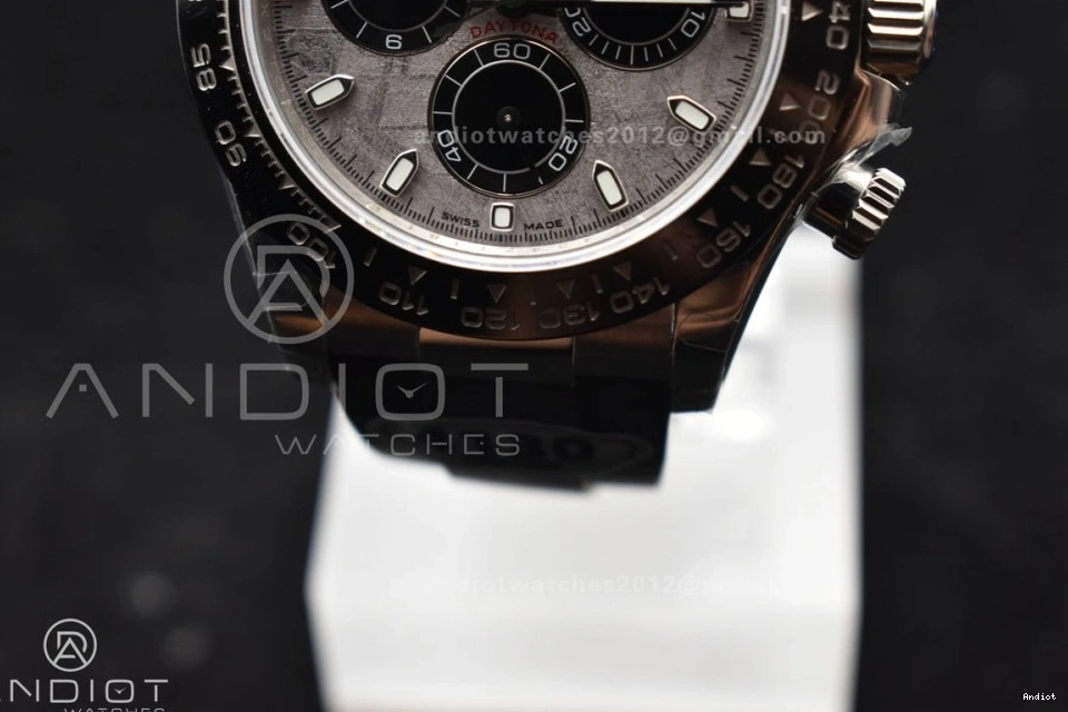 on SA4130 Rubber Strap 116519 Edition QF Daytona Gray Dial Best 1:1 Oysterflex 1110